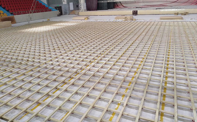 運(yùn)動(dòng)木地板龍骨如何鋪裝？