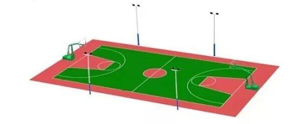 籃球場(chǎng)燈桿布燈