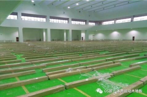 寧夏石嘴山星海中學(xué)體育木地板案例