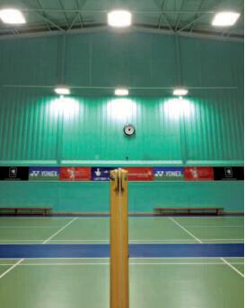 羽毛球場(chǎng)館的燈光