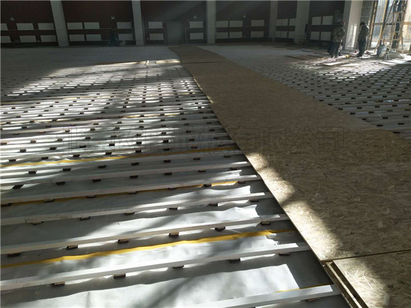 新疆伊犁體?；@球館地板案例