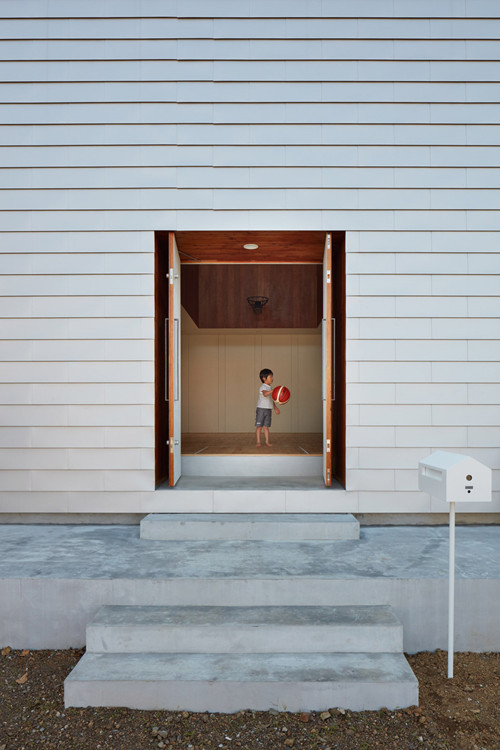 精致簡約！歐氏地板帶您走進日本某家庭自用的籃球場