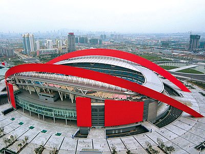 國(guó)內(nèi)10大NBA級(jí)別籃球館之五  南京奧體中心體育館