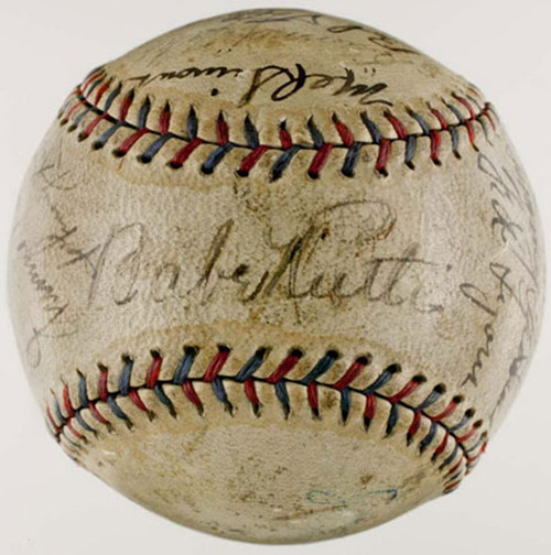 貝比魯斯簽下1933年全明星賽主場(chǎng)球